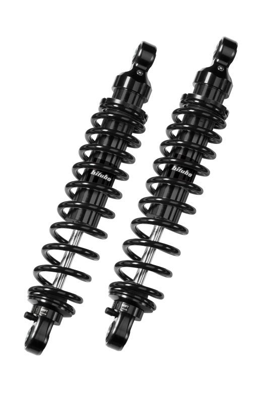 Bitubo Suspension Bitubo WME0 Twinshocks Adjustable: Spring Preload, Rebound, Length 361mm, Dark Edition SC230WME02V2