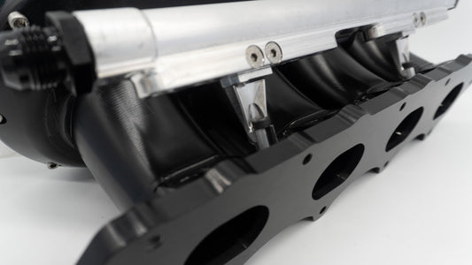 H22 H Series Billet Intake Manifold Black Silver | ASE