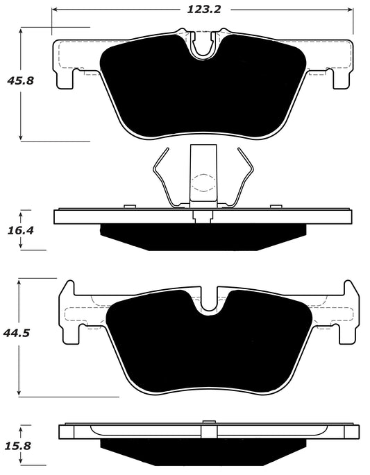 Porterfield Brake Pads for 2016 BMW 320i (Exc M Sport Brakes)