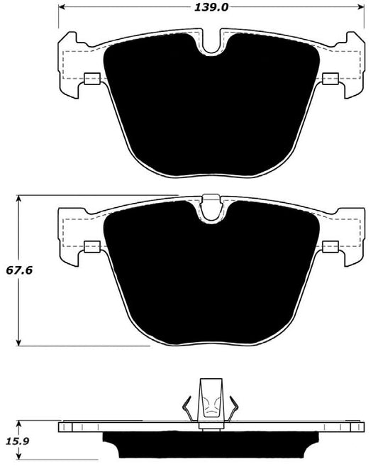 Porterfield Brake Pads for 2014 BMW X5 50i "M" Performance Brakes