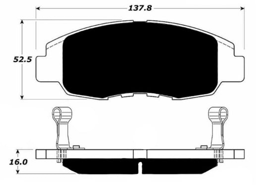 Porterfield Brake Pads for 2002 HONDA ACCORD Sedan 4 Cyl R/Drum Brakes