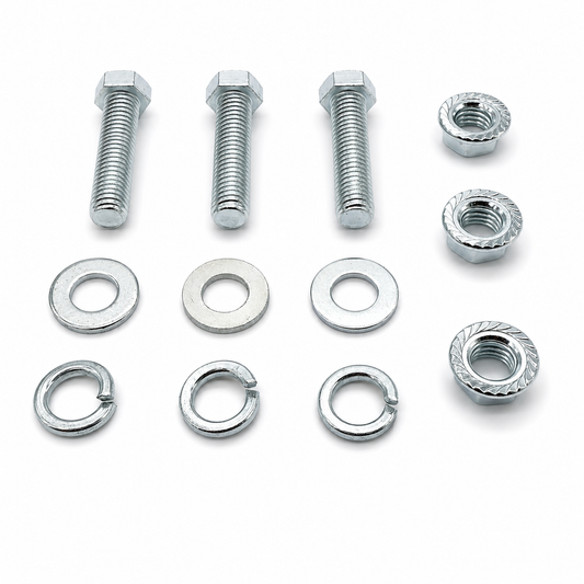 Hardware for Exhaust Cutouts - Bolts and washers - FITS ALL SIZE CUT OUTS - 303510B