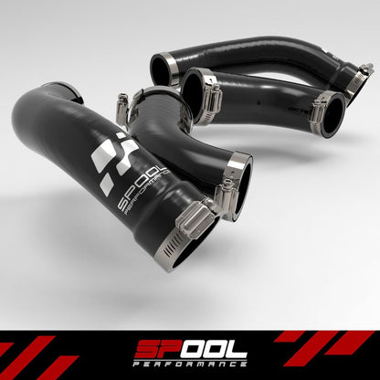 Porsche 911 Turbo 992 Intercooler Boost Pipes