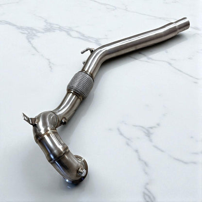 VW Golf MK7 & GTI Race Downpipe - 2.0T 1.4T FWD (Catless & Catted)
