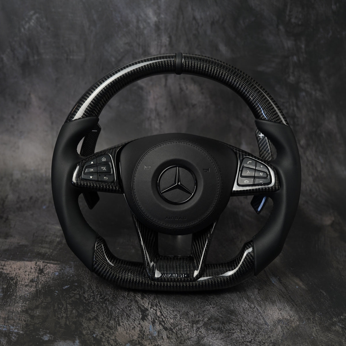 2015-2018 Mercedes Benz AMG | Retrofit for older/ non-AMG Models Available Custom Steering Wheel by Exclusive Steering