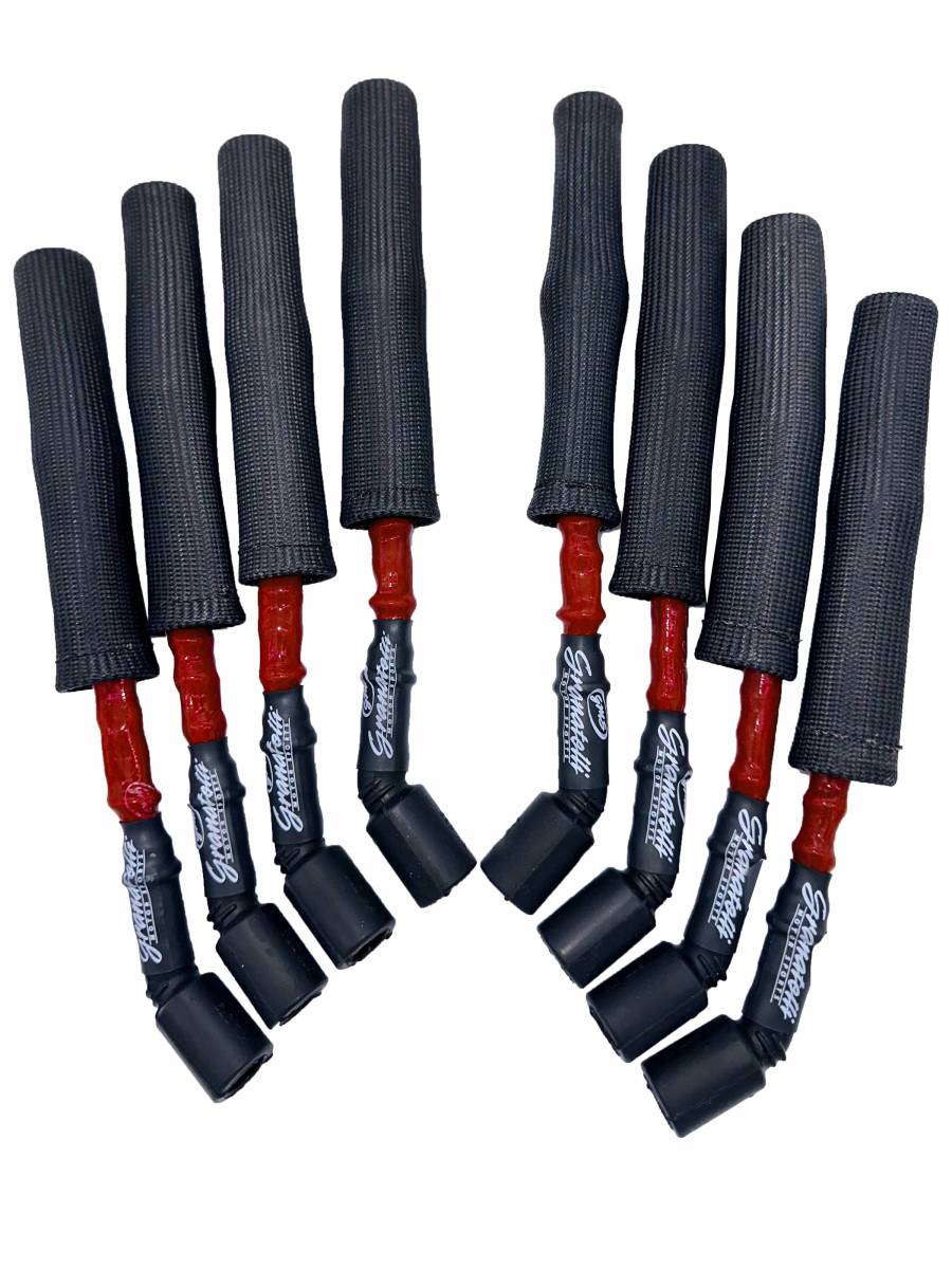 Granatelli Motor Sports "0 ohm" High Performance Spark Plug Wires Red 28-1811HTRB