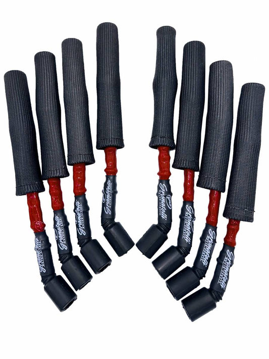 Granatelli Motor Sports "0 ohm" High Performance Spark Plug Wires Red 28-1811HTRB