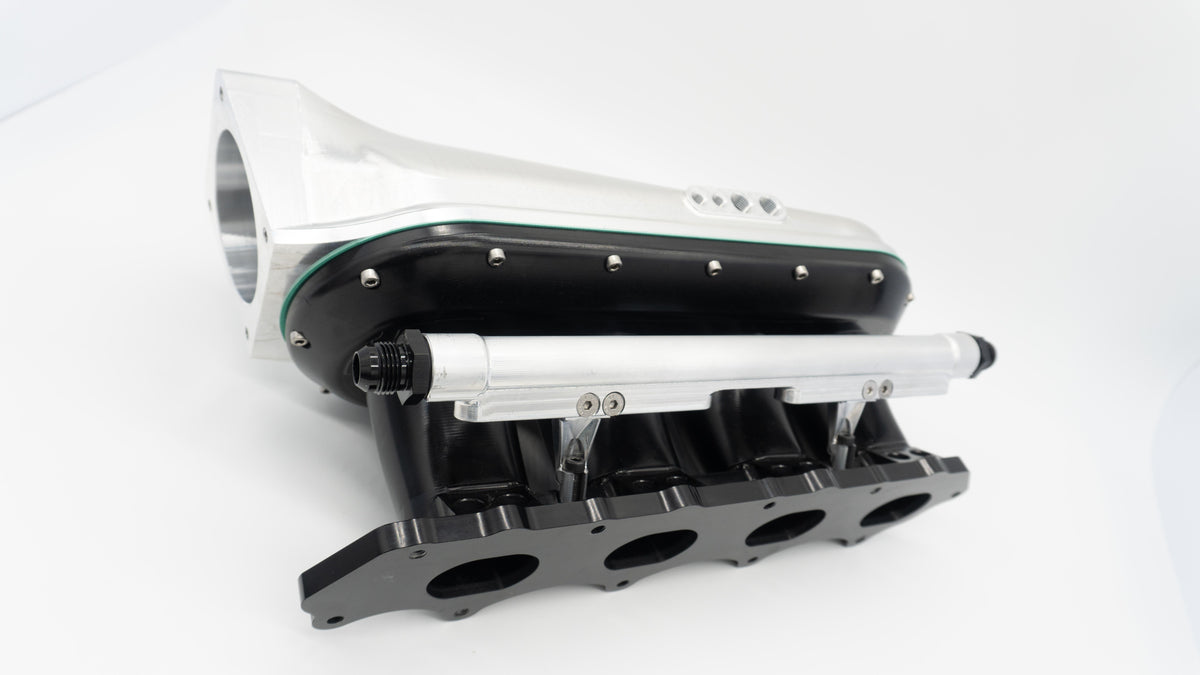 H22 H Series Billet Intake Manifold Black Silver | ASE