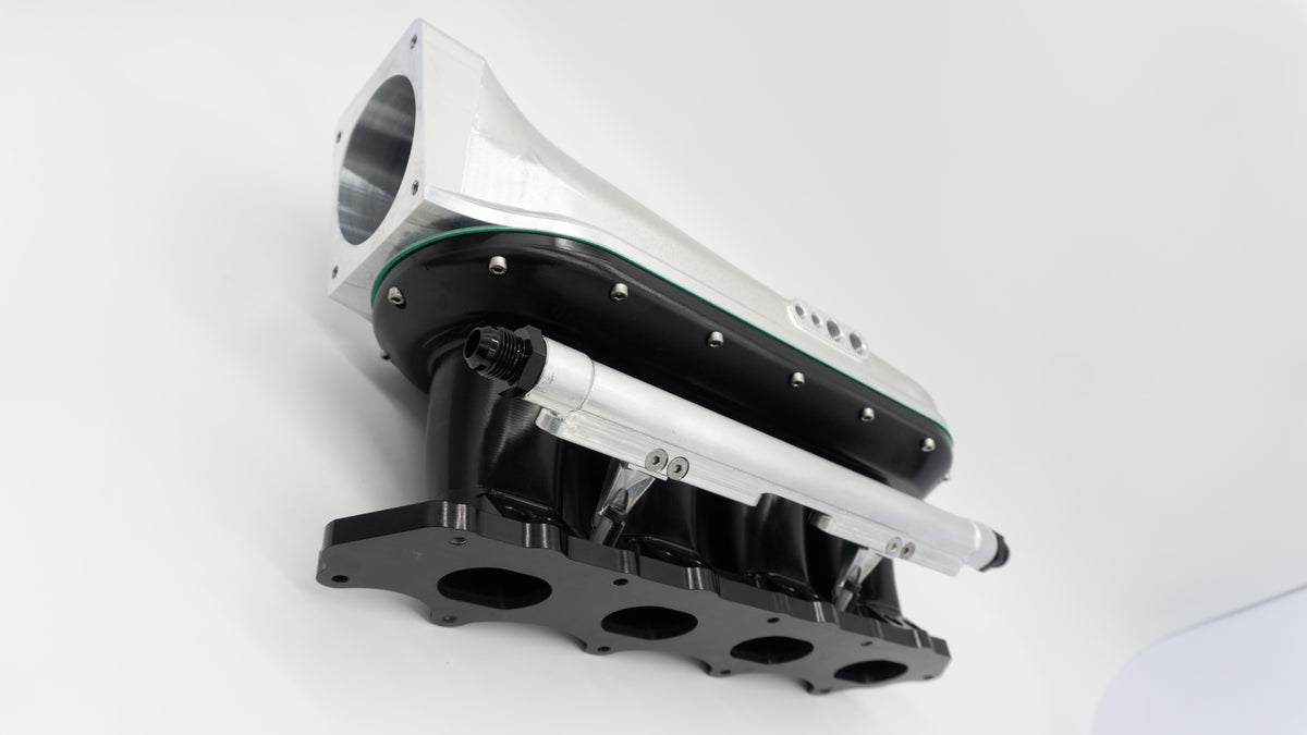 H22 H Series Billet Intake Manifold Black Silver | ASE