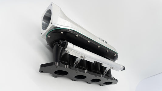 H22 H Series Billet Intake Manifold Black Silver | ASE