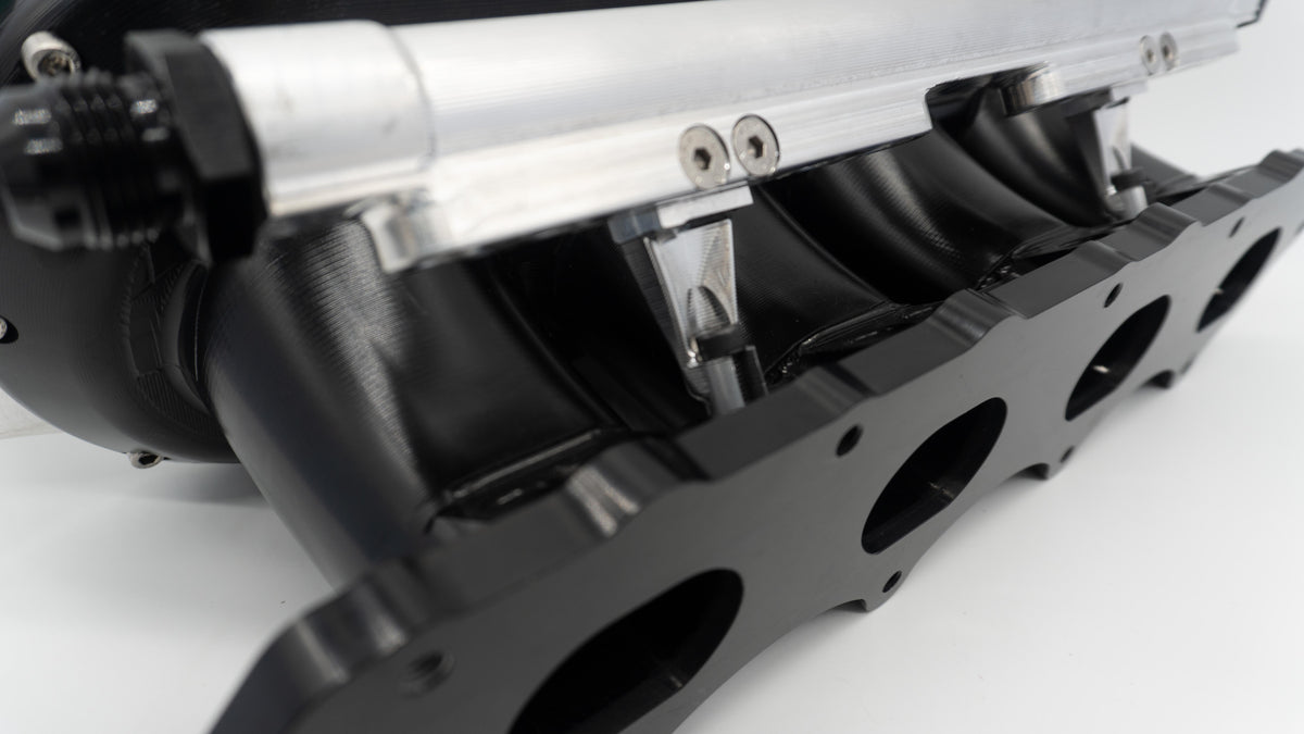 H22 H Series Billet Intake Manifold Black Silver | ASE