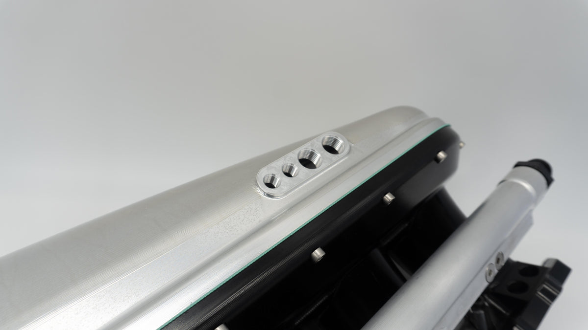 H22 H Series Billet Intake Manifold Black Silver | ASE