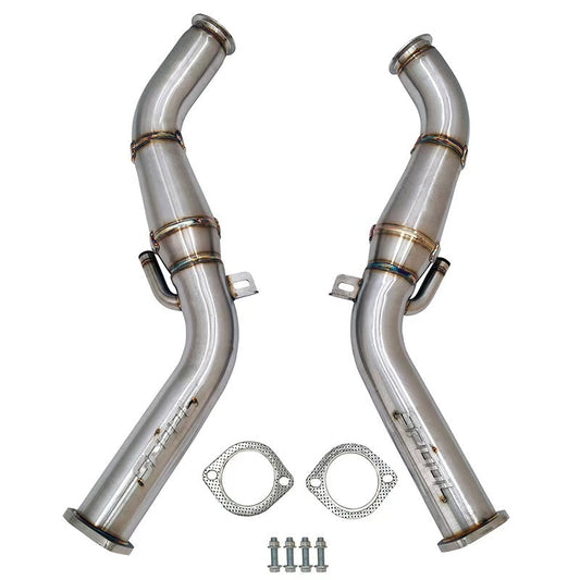 Spool VR30DDTT Full 4 Inch Downpipes Upgrade [Race Downpipes] | Infiniti Q50 Q60 RZ34 [VR30]