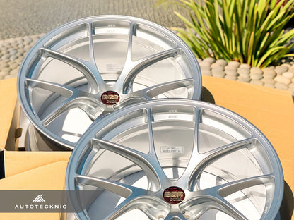 BBS RI-D 20x9.5 +10 / 20x10.5 +15 5x112 Diamond Silver (G8X M2/M3/M4, Set of 4)