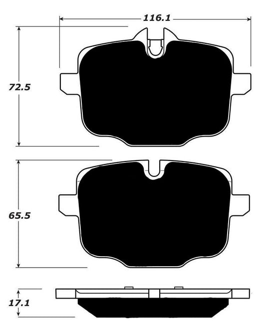 Porterfield Brake Pads for 2017 BMW 530iX - Sport M Brakes