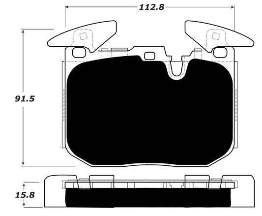 Porterfield Brake Pads for 2012 BMW 335 Sedan - Exc M Sport Brakes