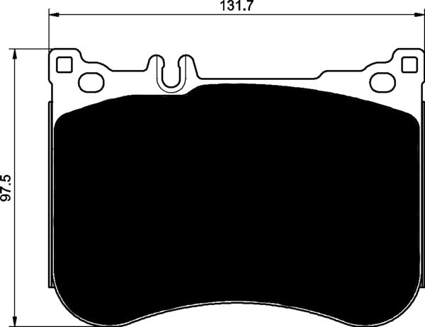 Porterfield Brake Pads for 2015 MERCEDES-BENZ S550 W/ HEAVY DUTY BRAKES