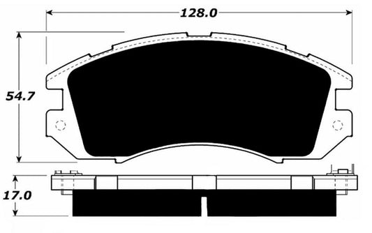 Porterfield Brake Pads for 1994 SUBARU IMPREZA 5 DOOR Rear Drum Brakes