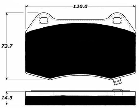 Porterfield Brake Pads for 2002 INFINITI G35 Brembo Brakes