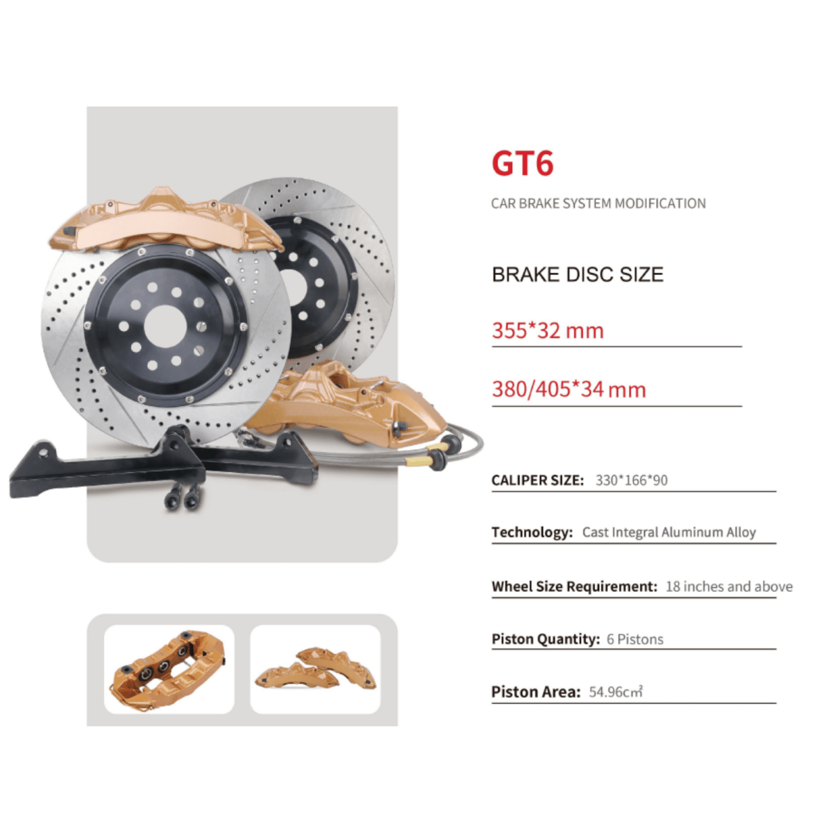 JDMuscle [22-26 BRZ/GR86] Big Brake Kit