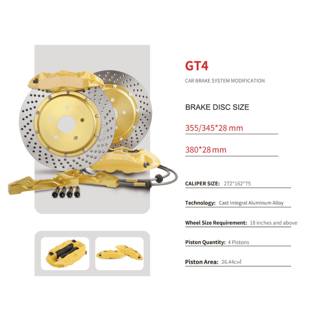 JDMuscle [22-26 BRZ/GR86] Big Brake Kit