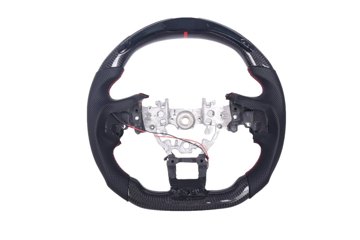 JDMuscle [22-26 WRX MT&CVT] Carbon-Lite Series Steering Wheel