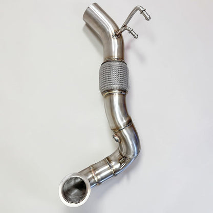 AWD VW MK7 Golf R Race Downpipe - 2.0T (Premium Catless and Catted)