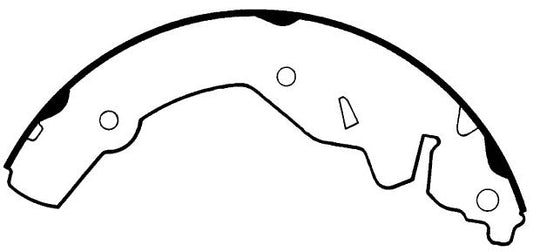 Porterfield Brake Shoes for 1991 DODGE DAYTONA - R/Drum Brakes 14" Wheel